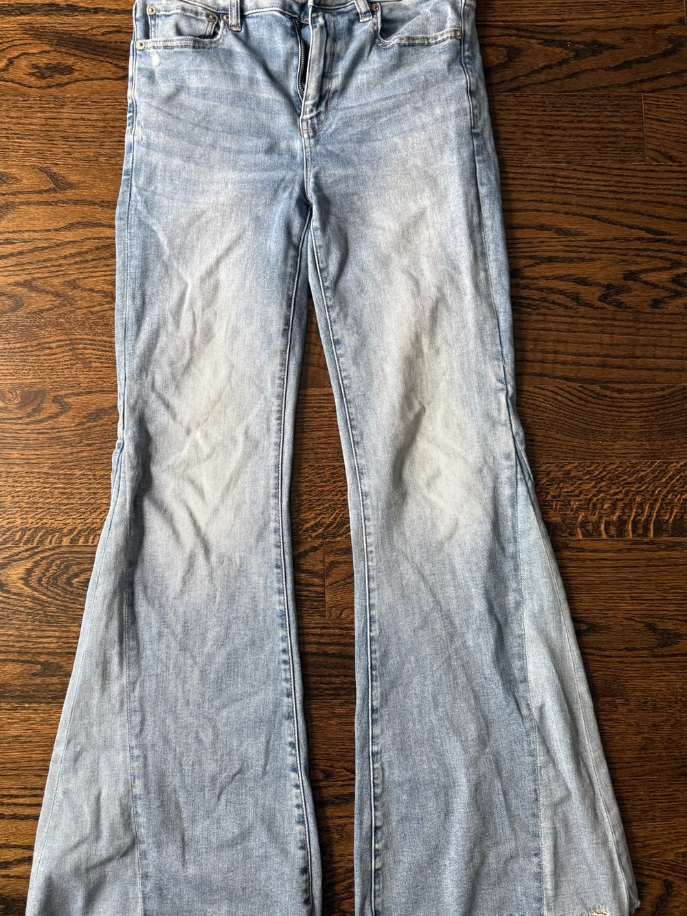 American Eagle Outfitters Light Blue Flare Jeans